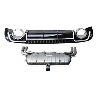 Zadnji difuzor z izpušnimi zaključki V-2 (za S/S-Line, 2012-2020) Audi A3 2012–2020