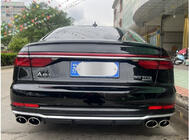 Audi A8 2018– Zadnji difuzor z izpušnimi zaključki S-Style (2022+) fotografija 1