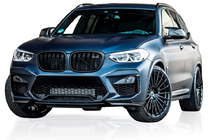 BMW X3 G01 2018– M-Look ledvični maski (sijaj črna) fotografija 1