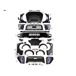 Komplet karoserijskih dodatkov (dizajn F150 Raptor 2023) Ford Ranger 2011–2022 fotografija 2
