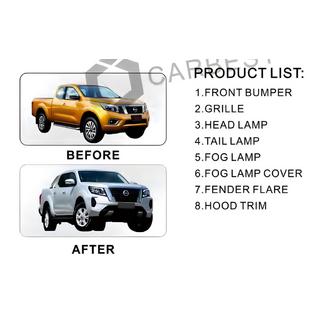 Komplet za facelift nadgradnjo na letnik 2021 (za 2015–2020) Nissan Navara/NP300 2016– fotografija 3