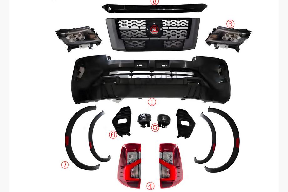 Nissan Navara/NP300 2016– Komplet za facelift nadgradnjo na letnik 2021 (za 2015–2020) Fotografija 4