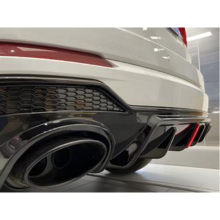 Zadnji difuzor z izpušnimi zaključki QRS-Style Audi Q3 2019–2025 fotografija 1