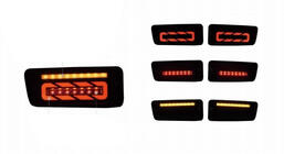 Nissan Patrol Y61 1997–2011 LED zadnje luči Smoke Black (1999-2005, 2 kos) fotografija 1