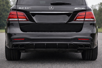 Mercedes GLE/ML class W166 2011–2018 Zadnji difuzor za GLE (dizajn GLE63 Black) fotografija 1