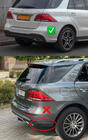 Mercedes GLE/ML class W166 2011–2018 Zadnji difuzor za GLE (dizajn GLE63 Black) fotografija 3