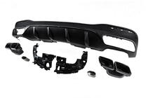 Mercedes GLE/ML class W166 2011–2018 Zadnji difuzor za GLE (dizajn GLE63 Black) fotografija 5