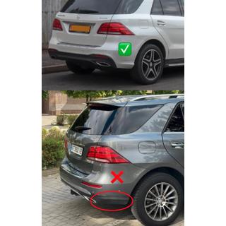 Zadnji difuzor za GLE (dizajn GLE63 Black) fotografija 3