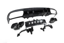 Mercedes C-class W205 2014–2021 Zadnji difuzor z zaključki Black (za Coupe dizajn AMG63) fotografija 5