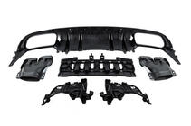 Mercedes C-class W205 2014–2021 Zadnji difuzor z zaključki Black (za Coupe dizajn AMG63) fotografija 6