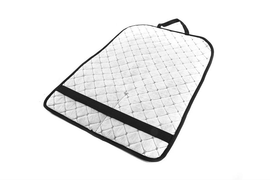 Organizator za naslon sedeža ECO (1 kos, črn s sivim šivom) Fotografija 3