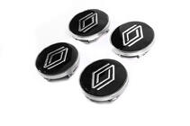 Renault Sredinske kapice platišč, črne z obročem (59 mm / 55 mm, 4 kos) fotografija 2
