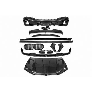 Komplet karoserijskih dodatkov s pokrovom motorja Carbon V2 (2018-2022) BMW X6 G06 2019–2027 fotografija 2
