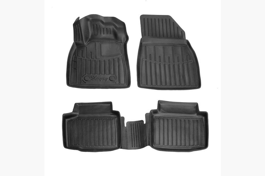 Renault Duster 2024– Gumijasti tepihi Stingray 3D za notranjost (2WD, 4 kosi) Image