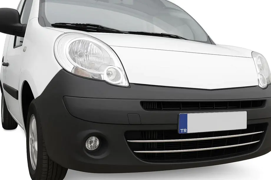 Renault Kangoo 2008–2020 Zaščitne kromirane letvice za sprednji odbijač (2 kosa, nerjavno jeklo) Image