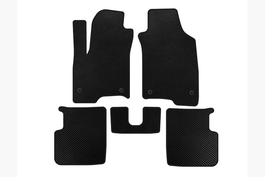 Fiat Panda 2011–2023 EVA talne preproge (črne) Image