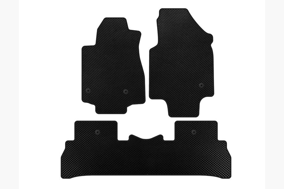 Honda Pilot 2008–2015 EVA tepihi za kabino (2008-2012, 7-sedežni, Črna) Image