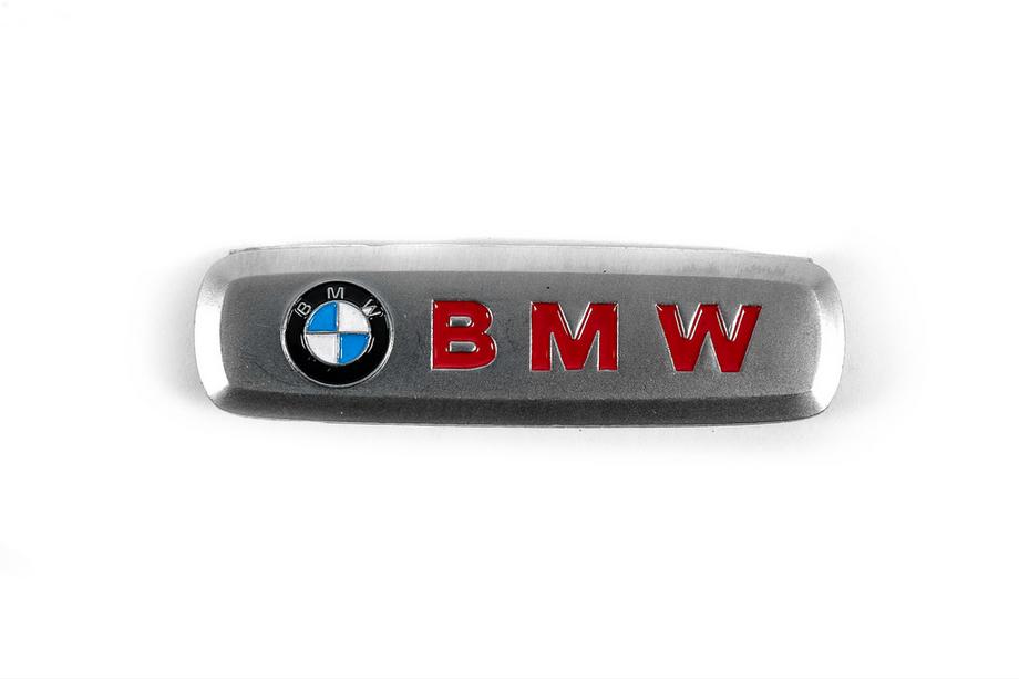 BMW Aluminijasta značka za avtomobilske preproge (1 kos) Fotografija 2