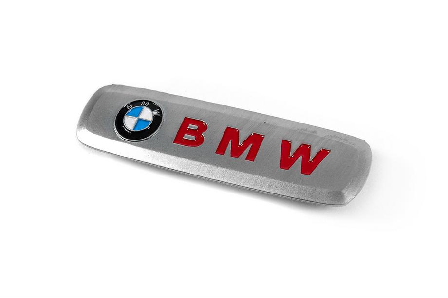 BMW Aluminijasta značka za avtomobilske preproge (1 kos) Fotografija 1