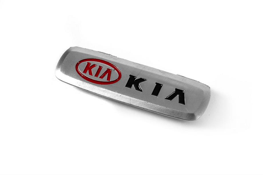 KIA Aluminijasta značka za avtomobilske preproge (1 kos) Fotografija 1