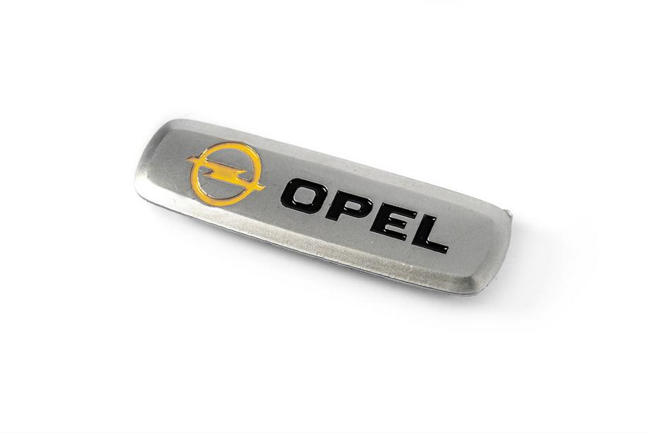Opel Aluminijasta značka za avtomobilske preproge (1 kos) Fotografija 1