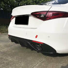 Alfa Romeo Giulia 2016–2022 Difuzor zadnjega odbijača z nastavki V1 (plastika) fotografija 3