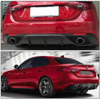 Alfa Romeo Giulia 2016–2022 Difuzor zadnjega odbijača z nastavki V1 (plastika) fotografija 4