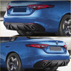 Alfa Romeo Giulia 2016–2022 Difuzor zadnjega odbijača z nastavki V1 (plastika) fotografija 5