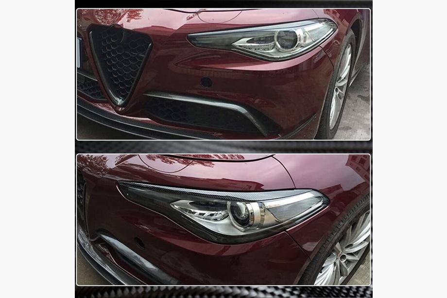 Alfa Romeo Giulia 2016–2022 Veke za žaromete (Dry Carbon) Fotografija 3