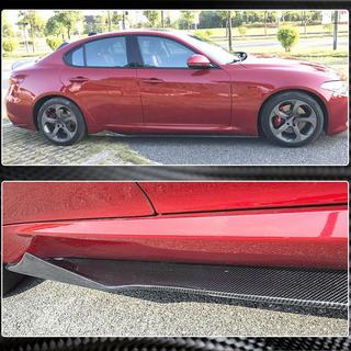Stranski pragovi V3 (za Base/Sport, karbon) Alfa Romeo Giulia 2016–2022 fotografija 4
