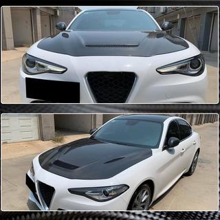 Pokrov motorja V1 (Carbon) Alfa Romeo Giulia 2016–2022 fotografija 3