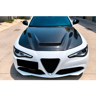 Pokrov motorja V1 (Carbon) Alfa Romeo Giulia 2016–2022 fotografija 2