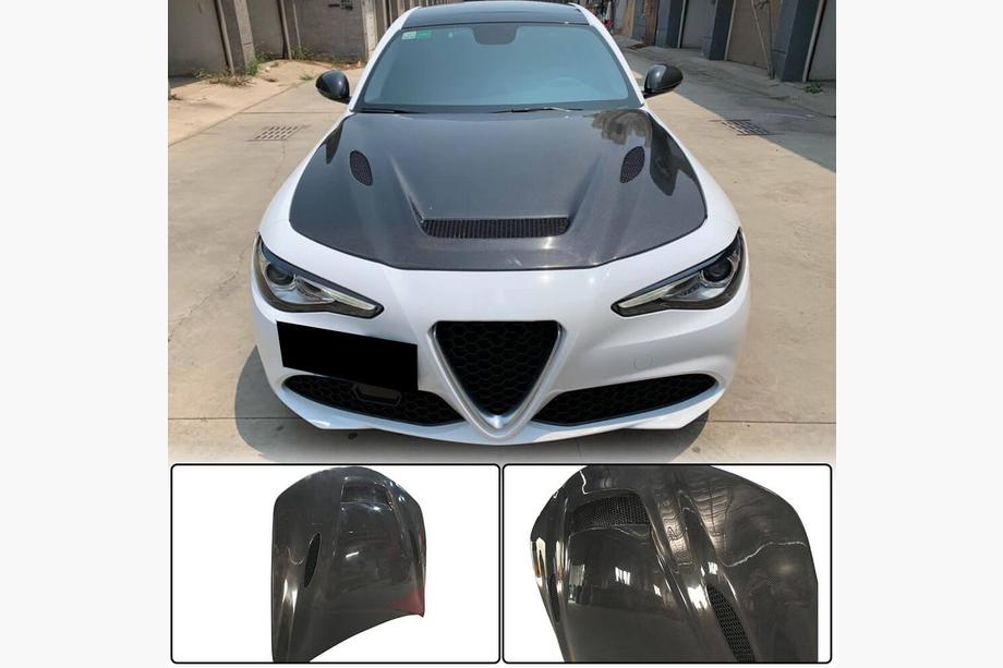 Alfa Romeo Giulia 2016–2022 Pokrov motorja V1 (Carbon) Image