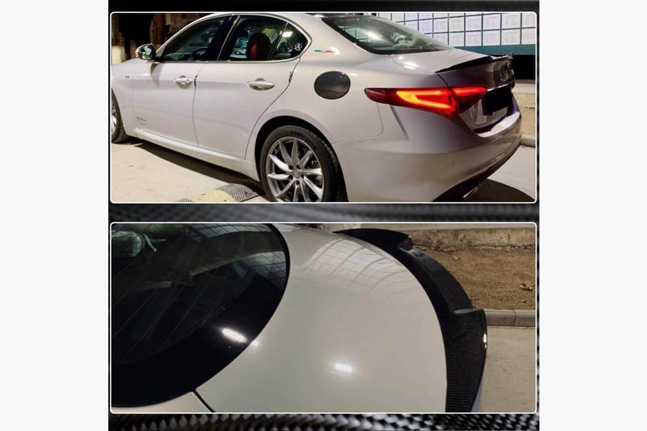 Alfa Romeo Giulia 2016–2022 Spojler V2 (steklena vlakna) Image