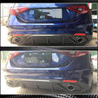 Alfa Romeo Giulia 2016–2022 Difuzor zadnjega odbijača (za Sport, karbon) fotografija 5