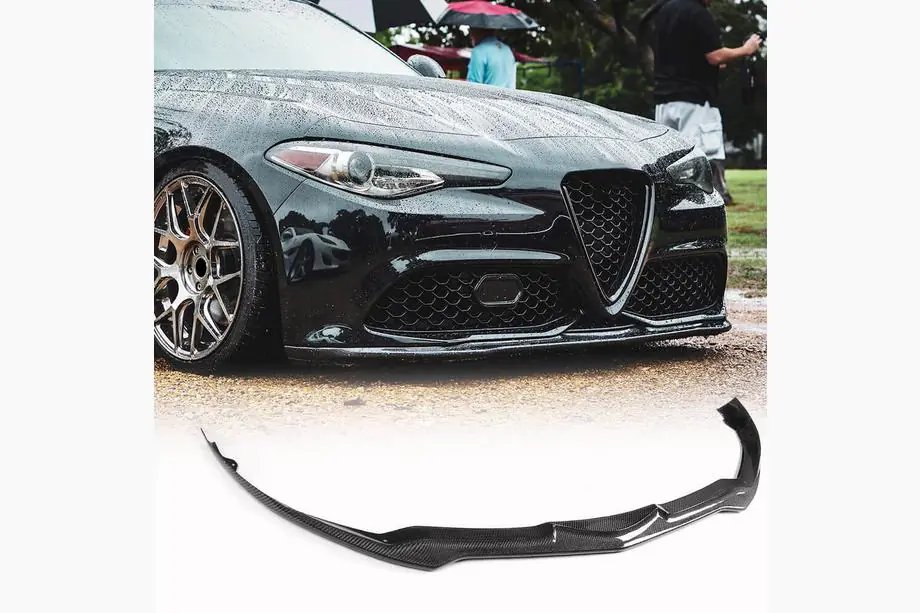 Alfa Romeo Giulia 2016–2022 Sprednji lip odbijača Lip V2 (za Sport, karbon) Image