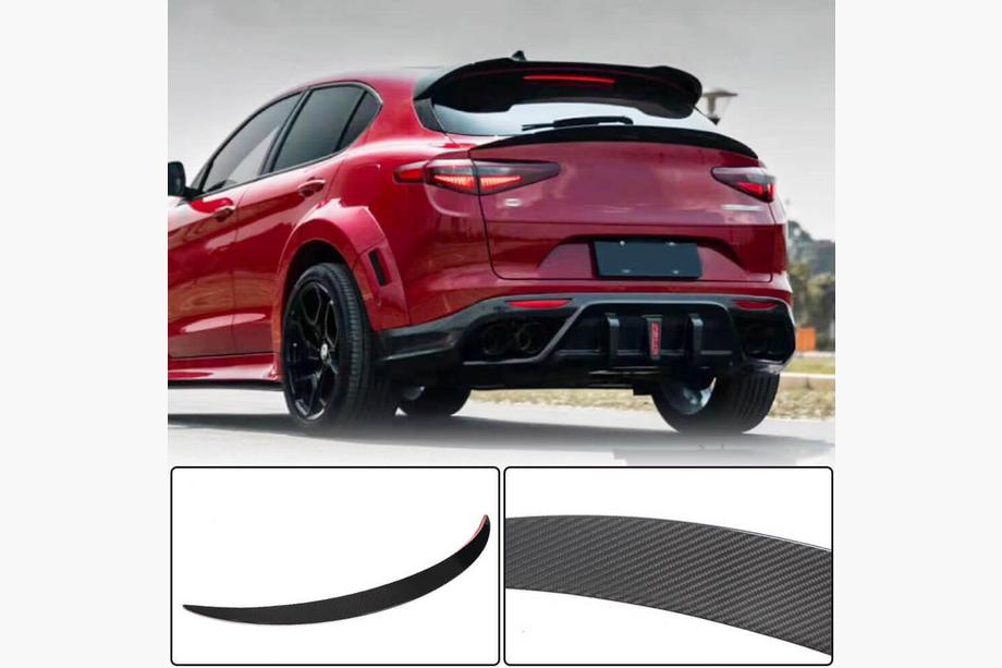 Alfa Romeo Stelvio 2016– Spodnji spojler V3 (2017-2023, Dry Carbon) Image