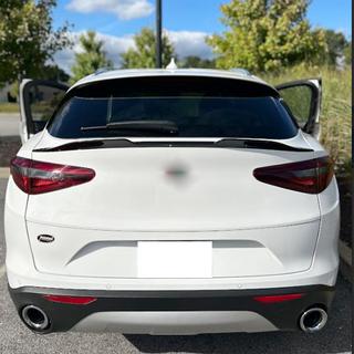 Spodnji spojler V2 (2017-2023, suhi karbon) Alfa Romeo Stelvio 2016– fotografija 2