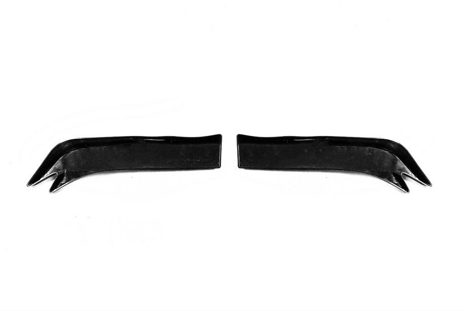 Univerzalne flap obloge za zadnji odbijač tip-E (2 kosa, črna visok sijaj, ABS plastika) Fotografija 9
