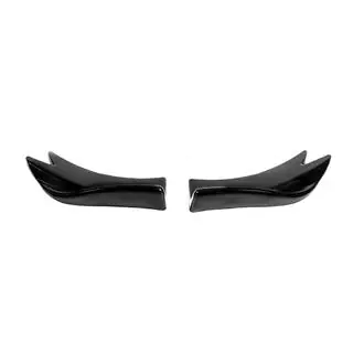 Univerzalne flap obloge za zadnji odbijač tip F (2 kos, črna sijaj, ABS plastika) fotografija 1
