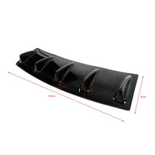 Univerzalni zadnji difuzor tip E (črn sijaj, ABS plastika) fotografija 4