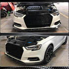 Audi A3 2012–2020 Sprednji splitter Lip V1 (za Base 2017-2020 Sedan, karbon) fotografija 5