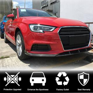 Sprednji splitter Lip V1 (za Base 2017-2020 Sedan, karbon) Audi A3 2012–2020 fotografija 3