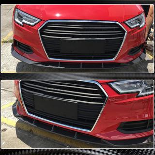 Sprednji splitter Lip V1 (za Base 2017-2020 Sedan, karbon) Audi A3 2012–2020 fotografija 4