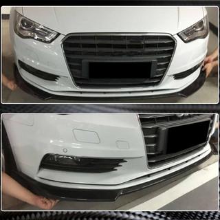 Lip spojler sprednjega odbijača Lip V1 (za Base 2012-2016 Sedan, karbon) Audi A3 2012–2020 fotografija 3