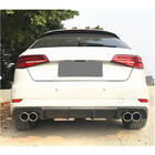 Audi A3 2012–2020 Difuzor zadnjega odbijača V2 (za S-Line HB 2017-2020, karbon) fotografija 3