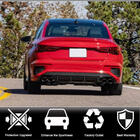 Audi A3 2020– Difuzor zadnjega odbijača V2 (za S-Line Sedan 2020-2023, karbon) fotografija 2