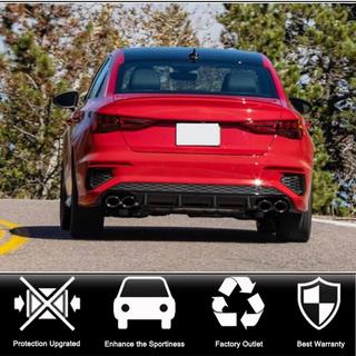 Difuzor zadnjega odbijača V2 (za S-Line Sedan 2020-2023, karbon) fotografija 2