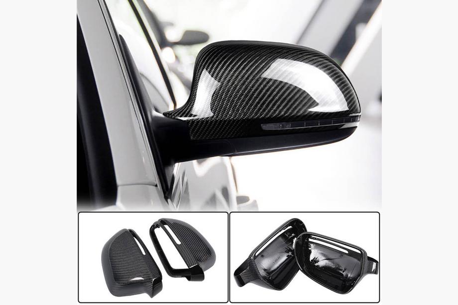 Audi A3 2003–2012 Pokrovi ogledal – zamenjava – Style (karbon) Fotografija 1