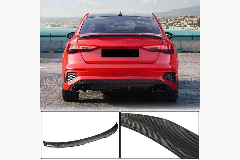 Audi A3 2020– Spojler V2 (za limuzino, karbon) Image